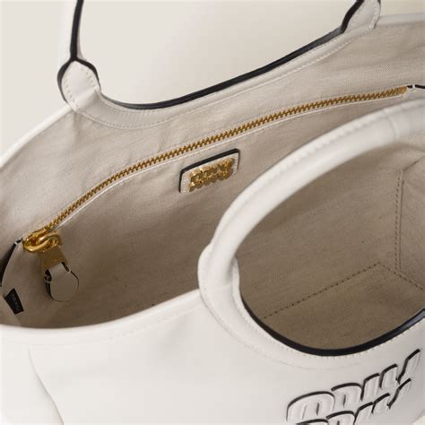 Chalk White Ivy Leather Bag 